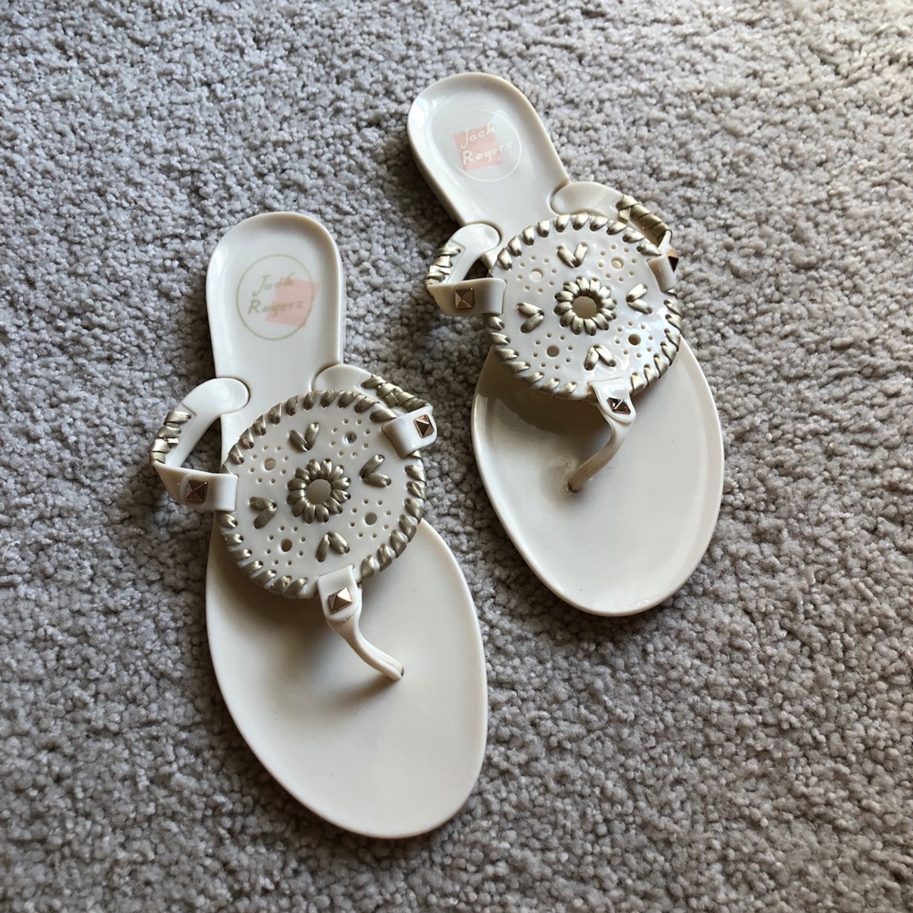 Jack Rogers jelly sandals